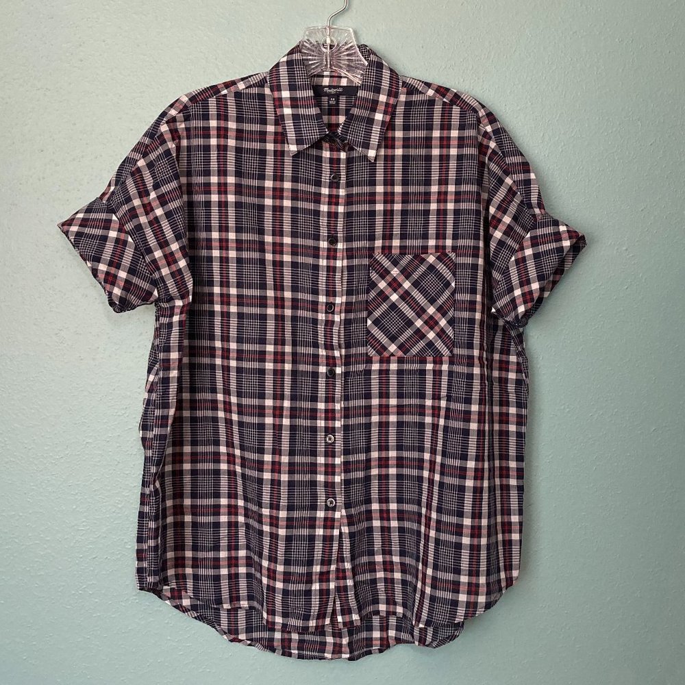Madewell Courier shirt in Dekalb Plaid